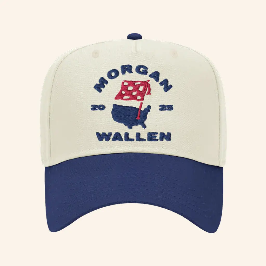 Morgan Wallen Merch MW Map Hat Presents For Music Lovers -WearandDecor