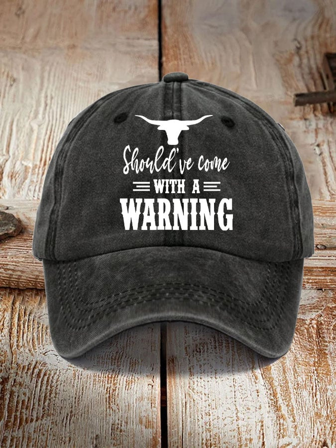 Morgan Wallen Merch Should've Come With A Warning Hat Music Cap Concert Gift Ideas Morgan Wallen Merch Should've Come With A Warning Hat Music Cap Concert Gift Ideas - Image 1