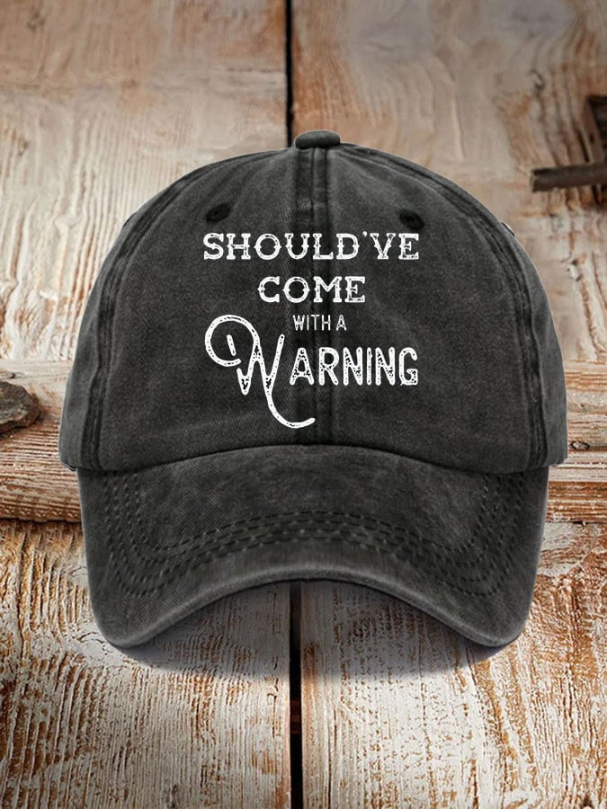 Morgan Wallen Merch Should've Come With A Warning Hat Unique Gifts For Boyfriend
