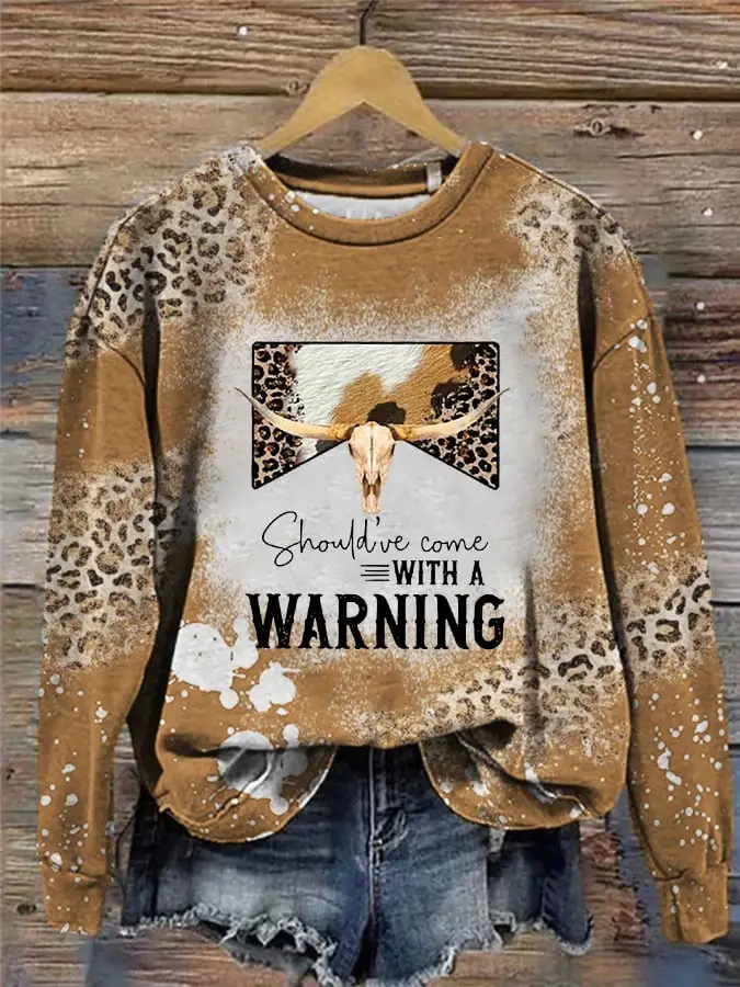 Morgan Wallen Merch Should've Come With A Warning Sweatshirt Great Gifts For Mother