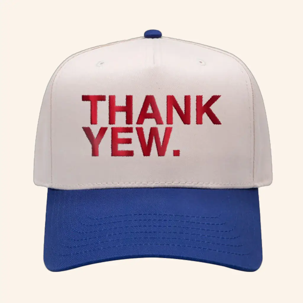 Morgan Wallen Merch Thank Yew Embroidered Hat Christmas Ideas For Boyfriend - WearandDecor