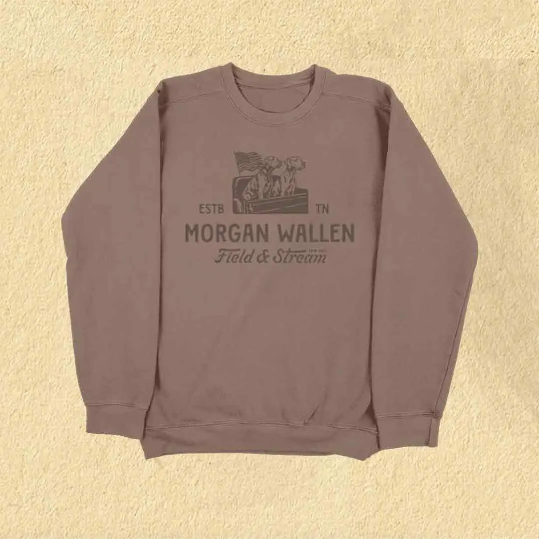 Morgan Wallen x Field Stream Sweatshirt Gift for Country Music Lover Morgan Wallen x Field Stream Sweatshirt Gift for Country Music Lover - Image 1