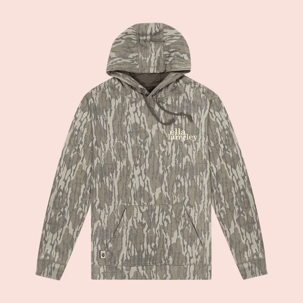 Mossy Oak Bottomland Hoodie Ella Langley Hooded Sweatshirt Music Lover Gift For Him