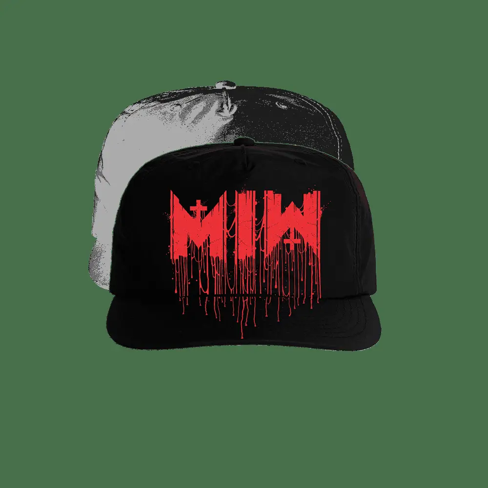 Motionless In White Merch Motionless In White Born In Blood Snapback Cap Gift For Fans -WearandDecor Motionless In White Merch Motionless In White Born In Blood Snapback Cap Gift For Fans -WearandDecor - Image 1