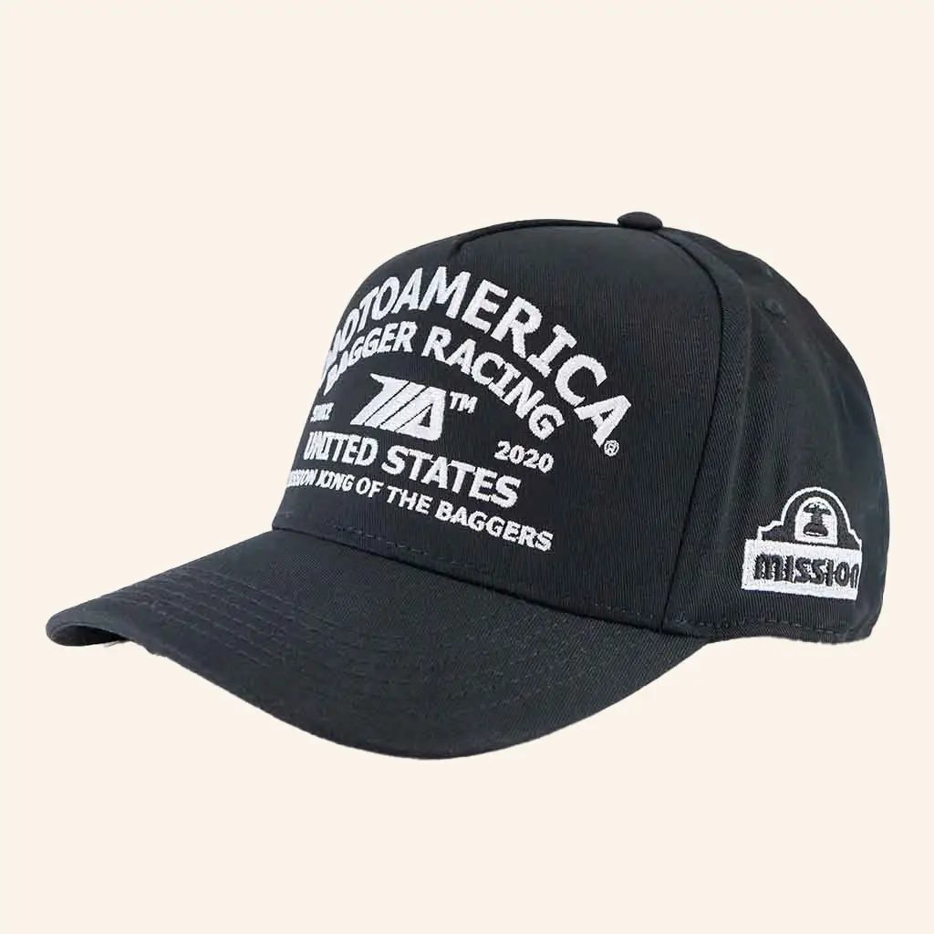 MotoAmerica Merch MotoAmerica Bagger Racing Embroidered Hat Husband Christmas Gift Ideas -WearandDecor