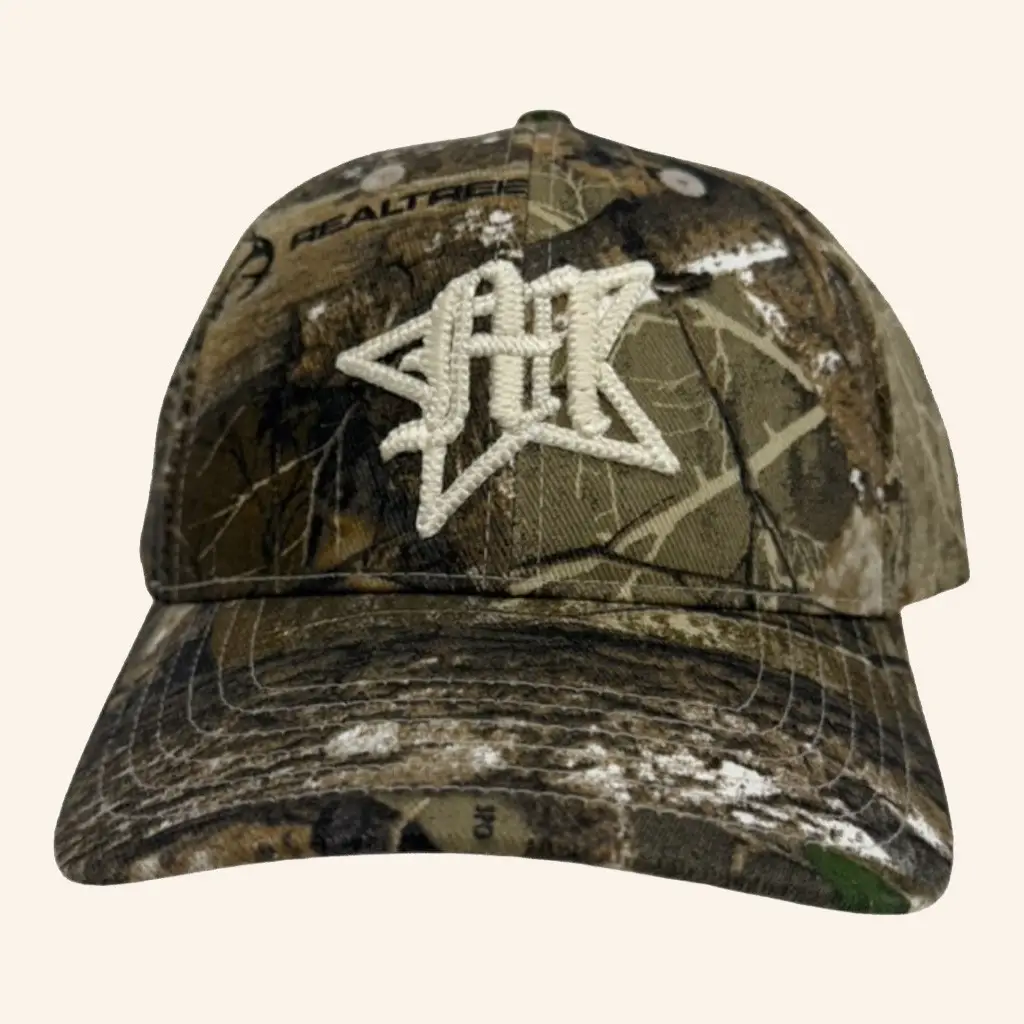 Movements Merch M Star Camo Hat Embroidered Gift Ideas For Dad -WearandDecor Movements Merch M Star Camo Hat Embroidered Gift Ideas For Dad -WearandDecor - Image 1