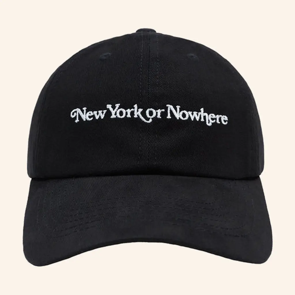 MSG Merch Nyon X Knicks Black Hat New York Or Nowhere Embroidered Hat Dad Gifts -WearandDecor