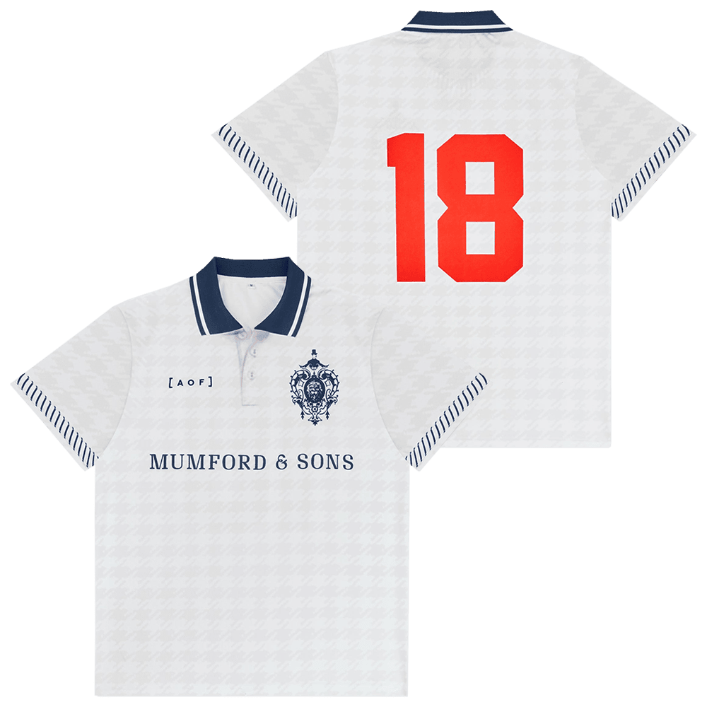Mumford and Sons AOF Football Shirt Rock Band Fan Gift Official Merch Tee -WearandDecor
