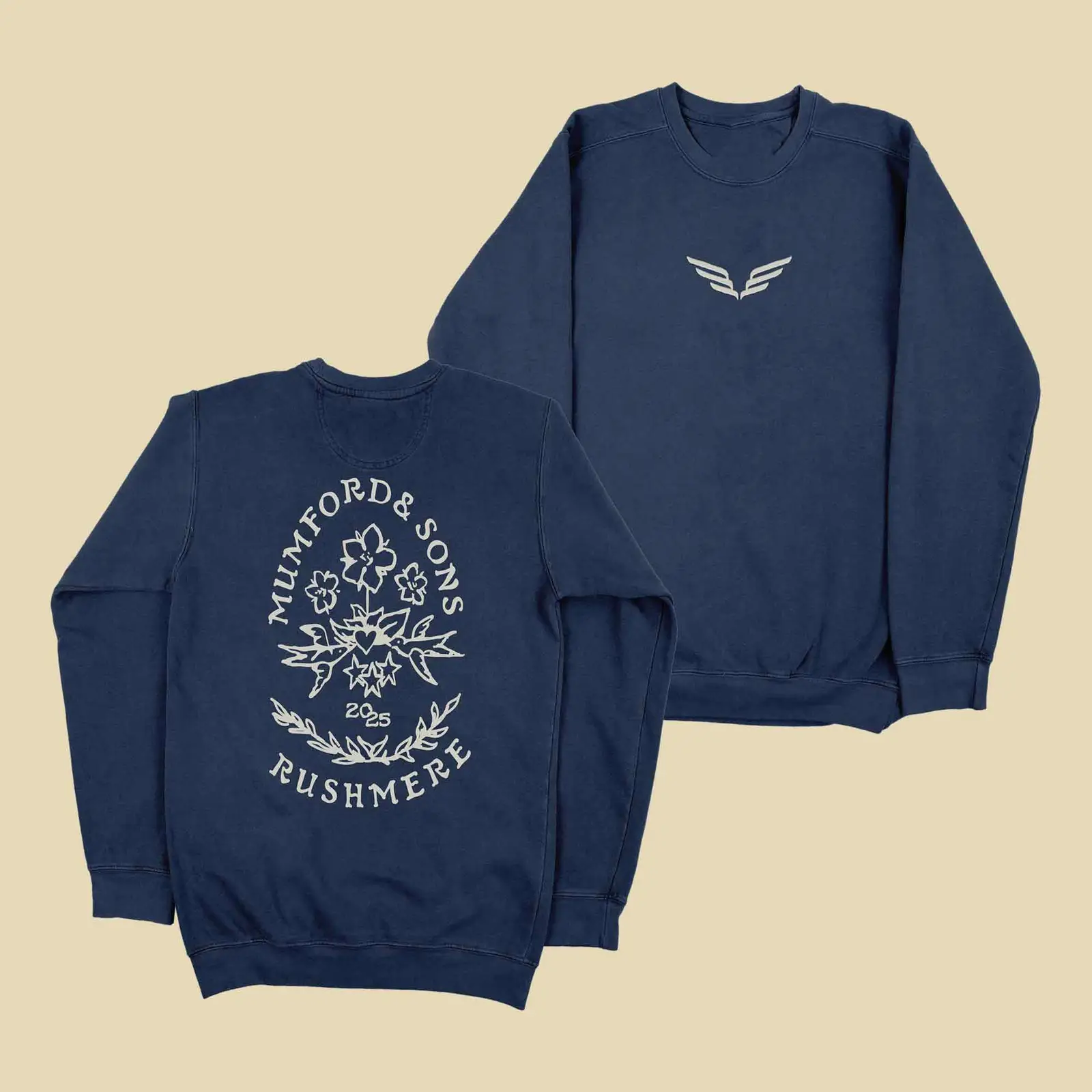 Mumford And Sons Merch Rushmere Sweatshirt PF Tour Apparel Concert Gifts
