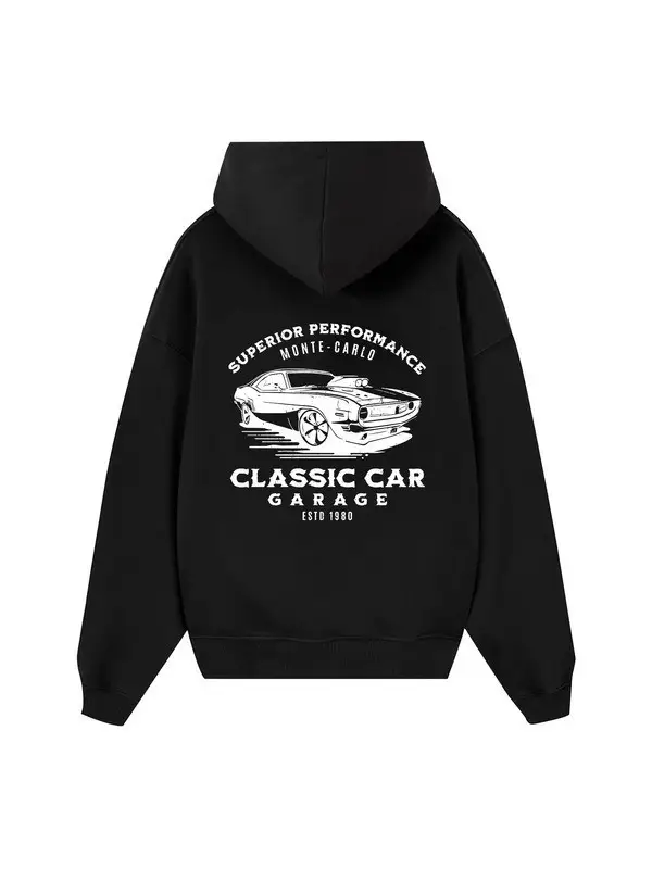 Muscle Car Classic Car Garage ESTD 1980 Hoodie Superior Performance Merch Gifts For Car Lovers Muscle Car Classic Car Garage ESTD 1980 Hoodie Superior Performance Merch Gifts For Car Lovers - Image 1