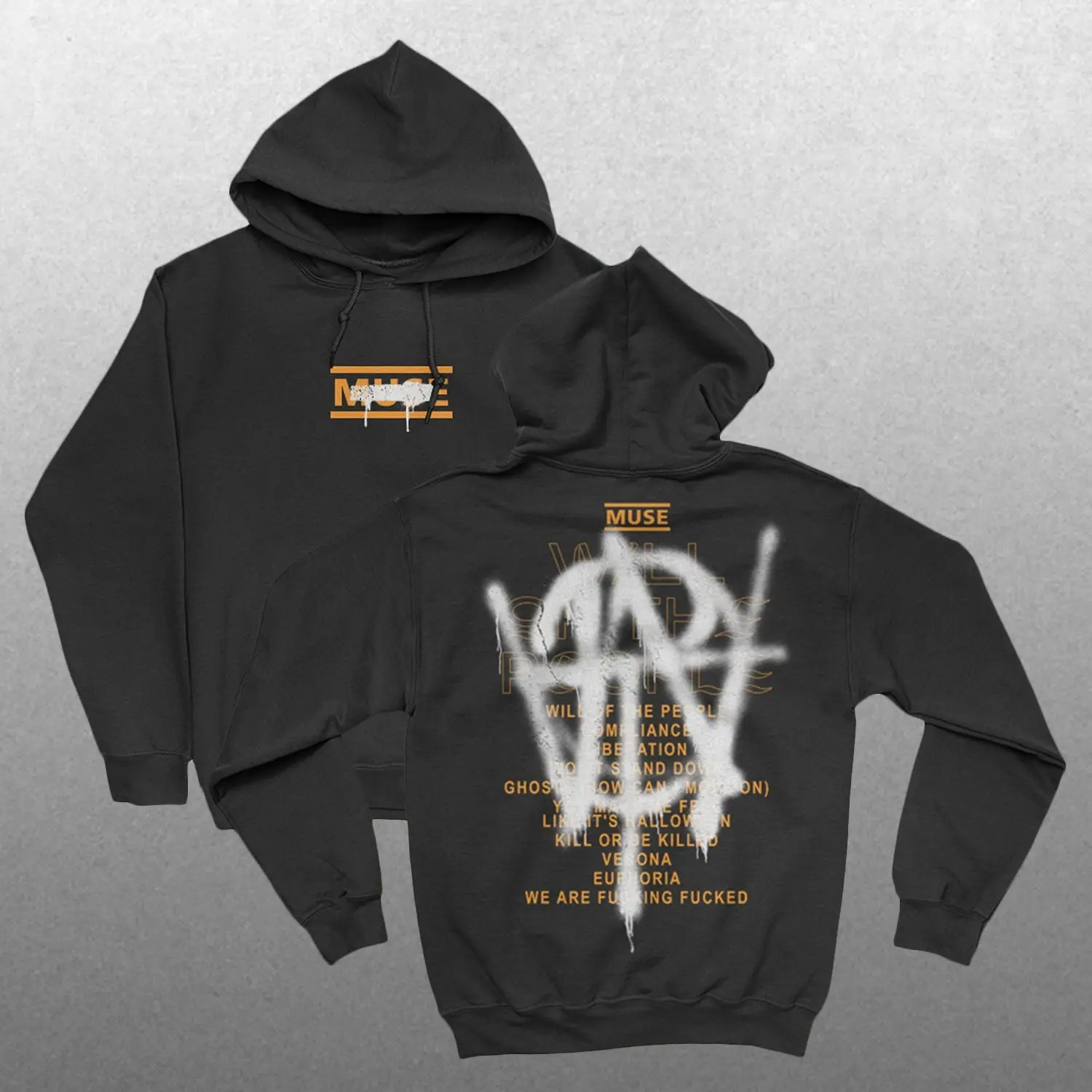 Muse Merch Hoodie Will Of The People Graffiti Track Cool Merch For Muse Fans