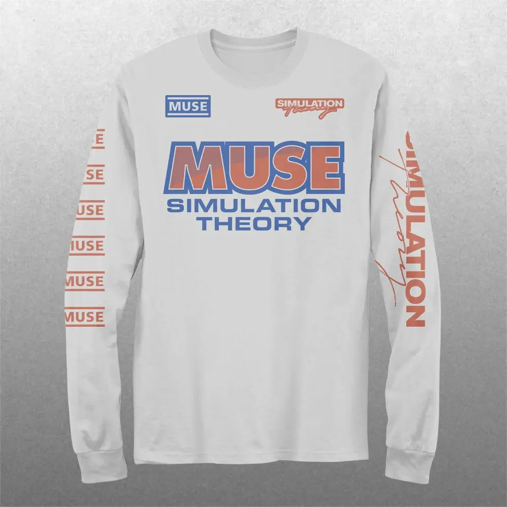 Muse Merch Sweatshirt Moto Stacked Logo Simulation Theory Clothes Gift For Fans