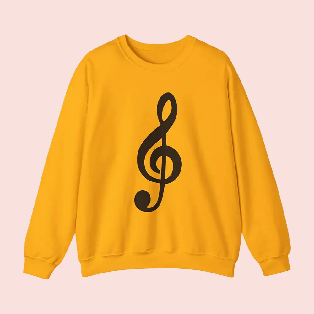 Music Note Sweatshirt Cameron Tucker Modern Family Fan Merch Clothes Gifts For Sisters