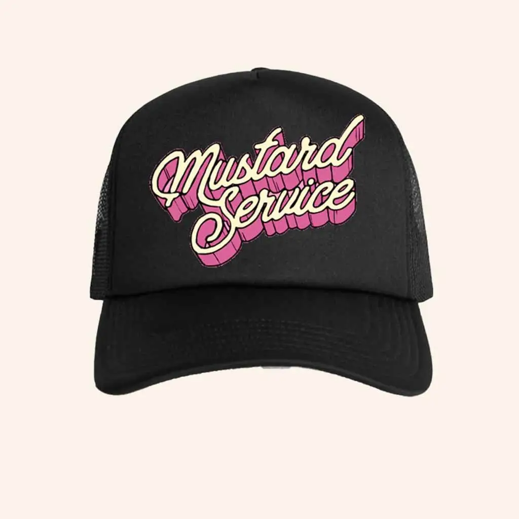 Mustard Service Merch Mustard Service Logo Trucker Hat Best Gifts For Rock Band Lovers -WearandDecor