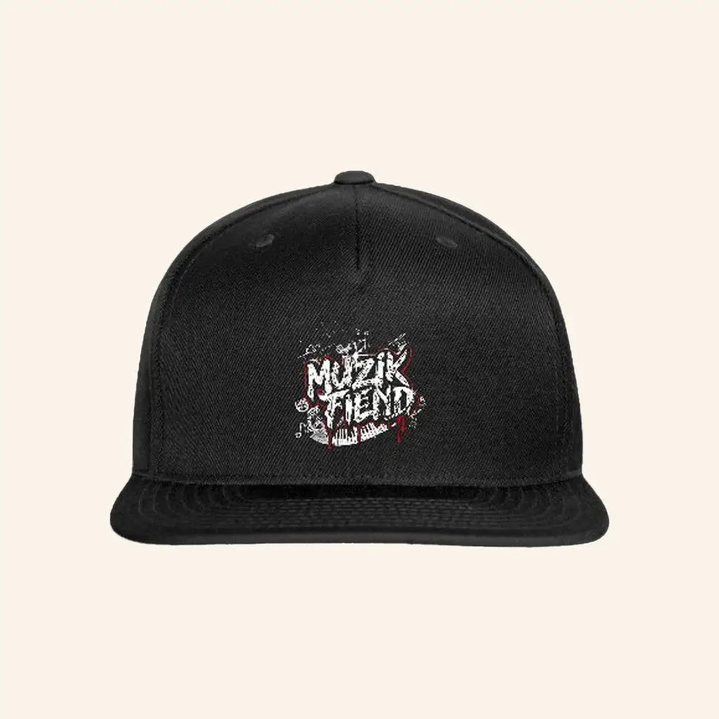 Muzik Fiend Merch Muzik Fiend Logo Snapback Hat Dad Gift Ideas -WearandDecor Muzik Fiend Merch Muzik Fiend Logo Snapback Hat Dad Gift Ideas -WearandDecor - Image 1