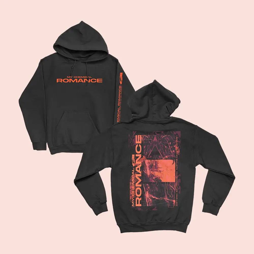 My Chemical Romance Merch Store Romance Bullets Hoodie Best Gifts for Rock Lovers