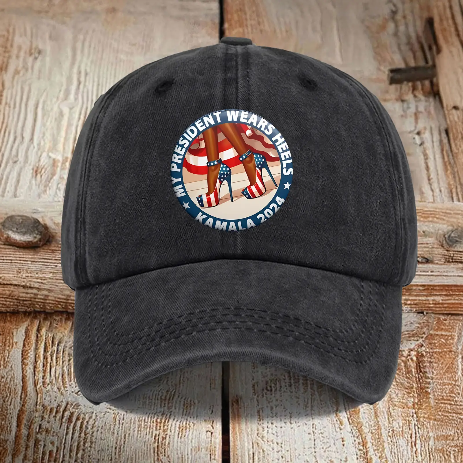 My President Wears Heels Kamala 2024 Hat Democrat Hat Gifts For Harris Voters