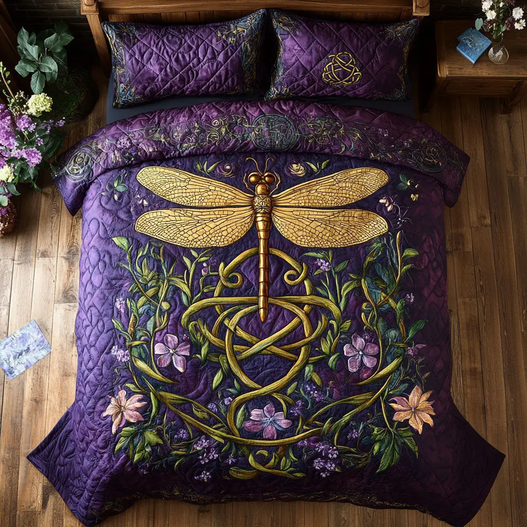 Mystic Dragonfly Dreams Duvet Covers Set Twin Bed Set Mother's Day Gifts For Daughter In Law