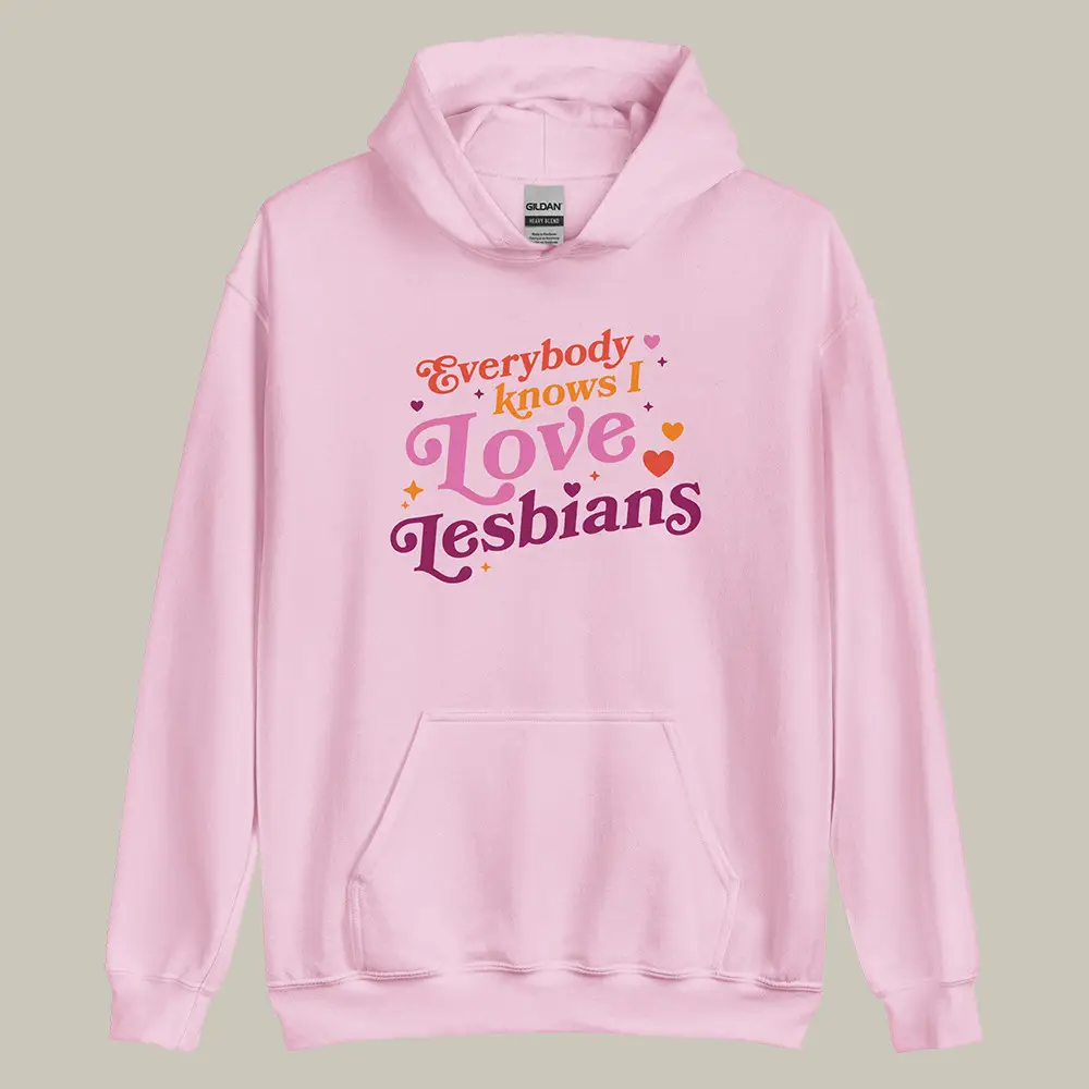 Mythical Store Merch Hoodie Everyone Knows I Love Lesbians Youtuber Merch Gifts For Girlfriend Mythical Store Merch Hoodie Everyone Knows I Love Lesbians Youtuber Merch Gifts For Girlfriend - Image 1
