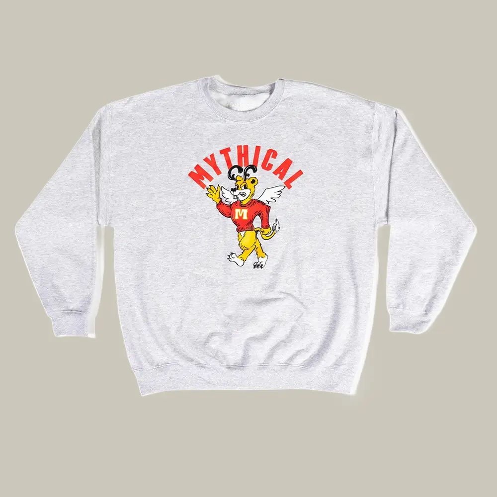Mythical Store Merch Mythical Randlers Mascot Sweatshirt Mascot Character Pattern Gift Ideas