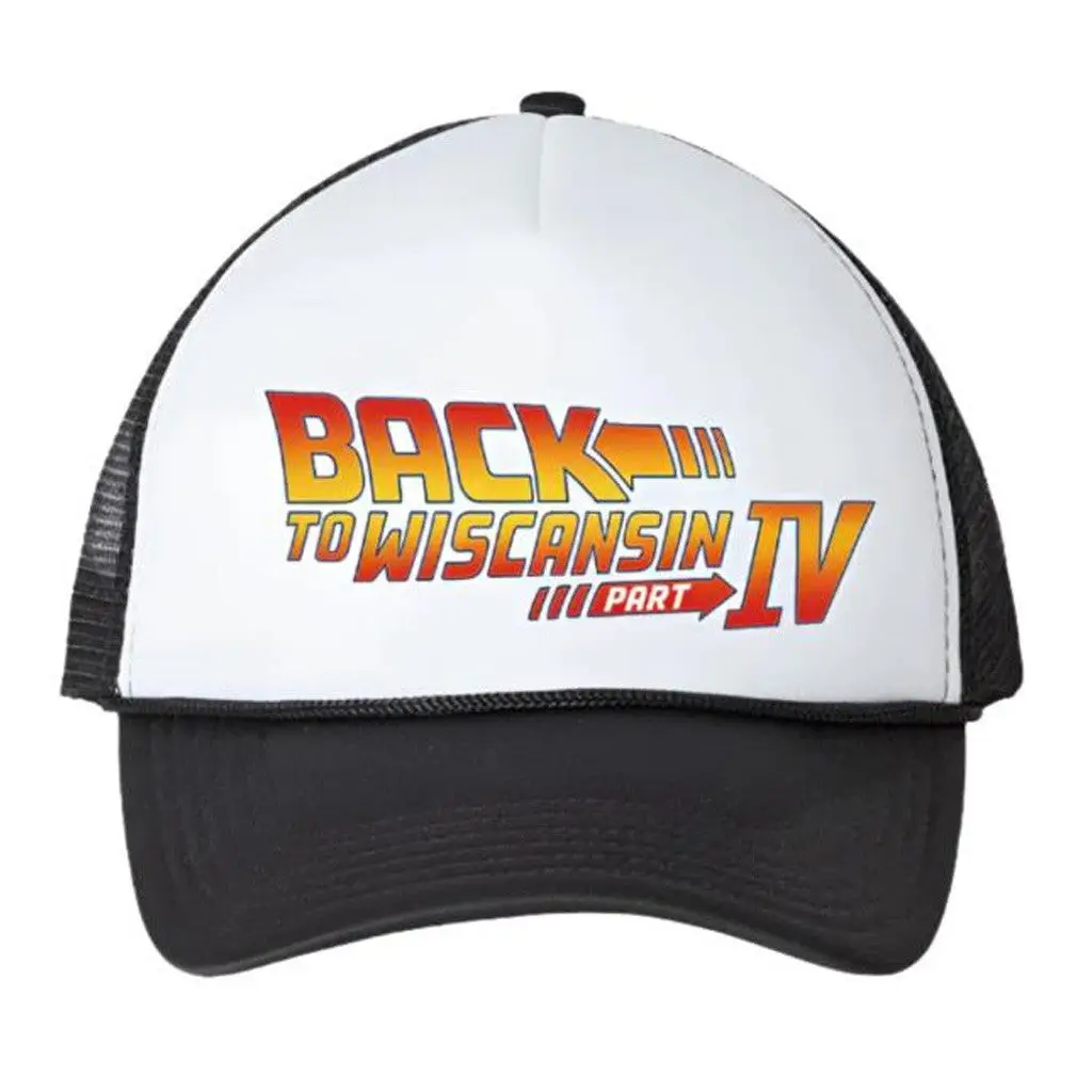 Nappy Boy Entertainment Merch Back To Wiscansin Mesh Hat Gifts For Husband -WearandDecor