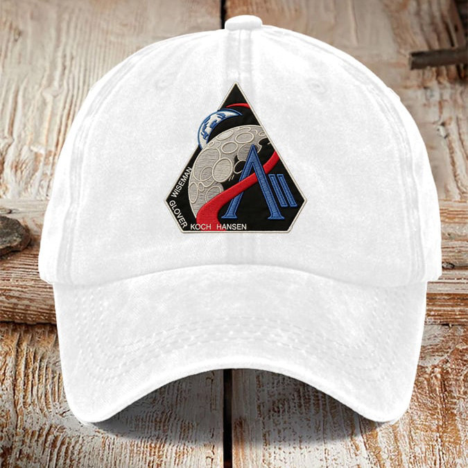 NASA Artemis 2 Mission Baseball Cap Moon Landing Patch Clothes Gift For Future Astronaut NASA Artemis 2 Mission Baseball Cap Moon Landing Patch Clothes Gift For Future Astronaut - Image 1