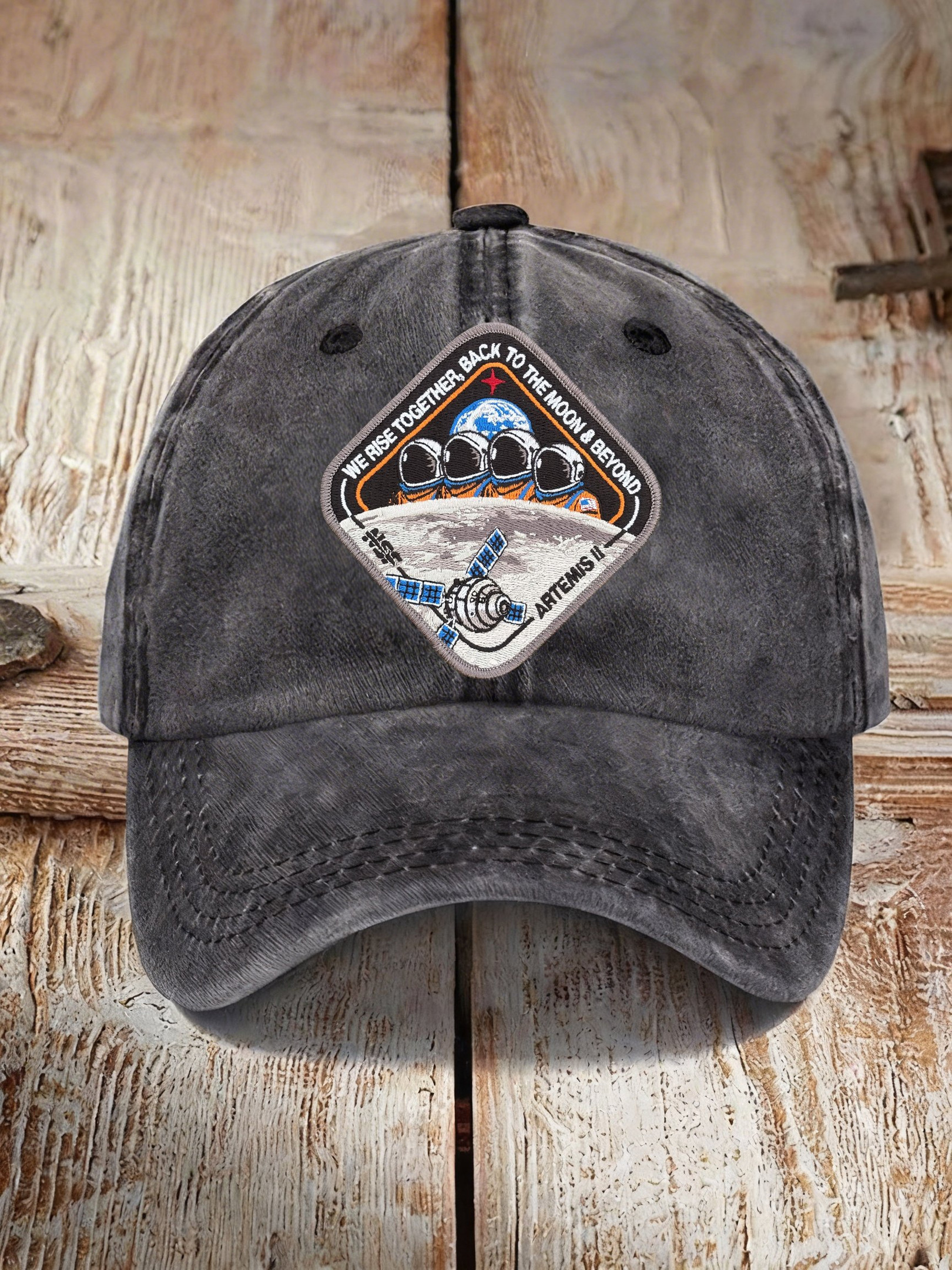NASA Artemis II 2026 Baseball Cap Astronaut Patch Moon Mission Hat Gift Ideas NASA Artemis II 2026 Baseball Cap Astronaut Patch Moon Mission Hat Gift Ideas - Image 1