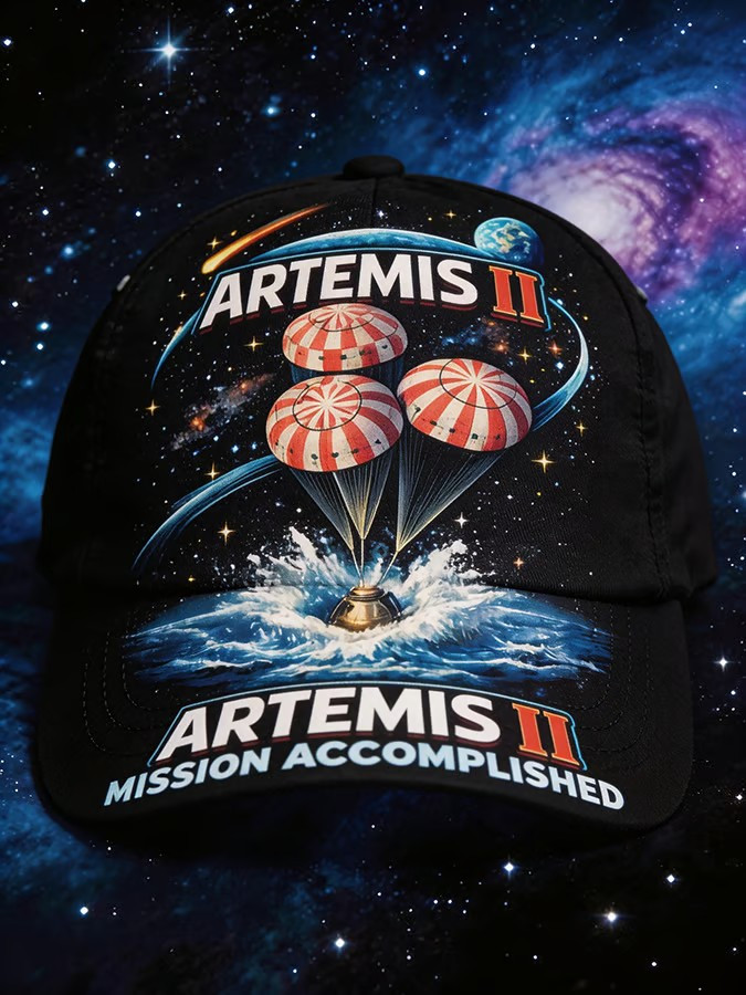 NASA Artemis II 2026 Baseball Cap Mission Accomplished Merch Space Fans Gift