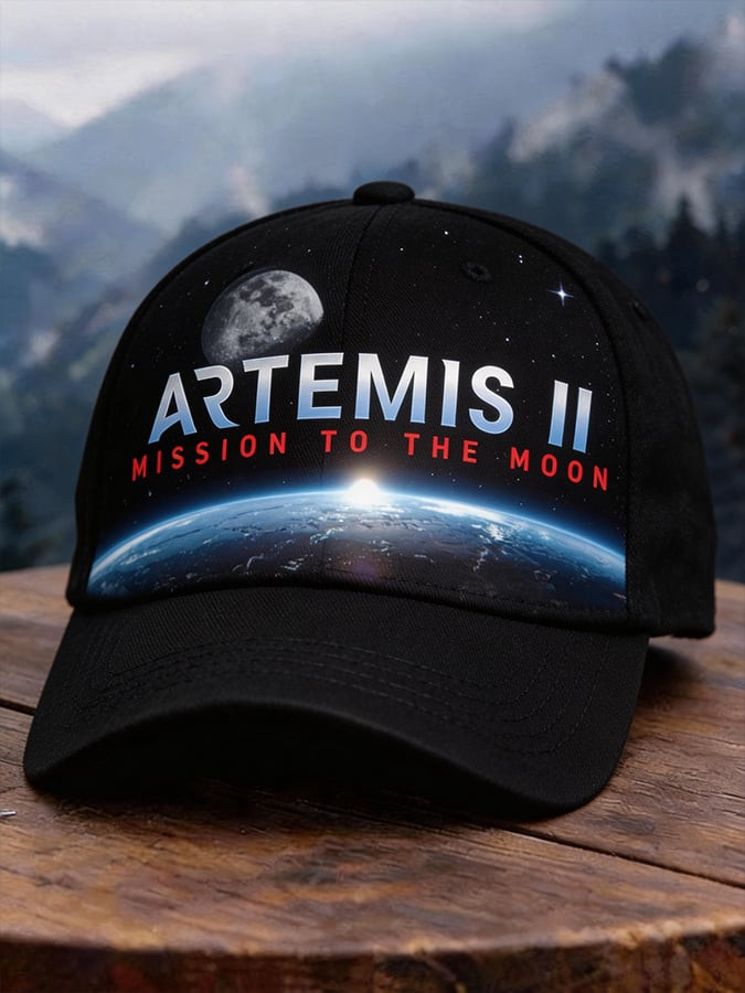 NASA Artemis II 2026 Baseball Cap Mission To The Moon Hat Gift For Husband