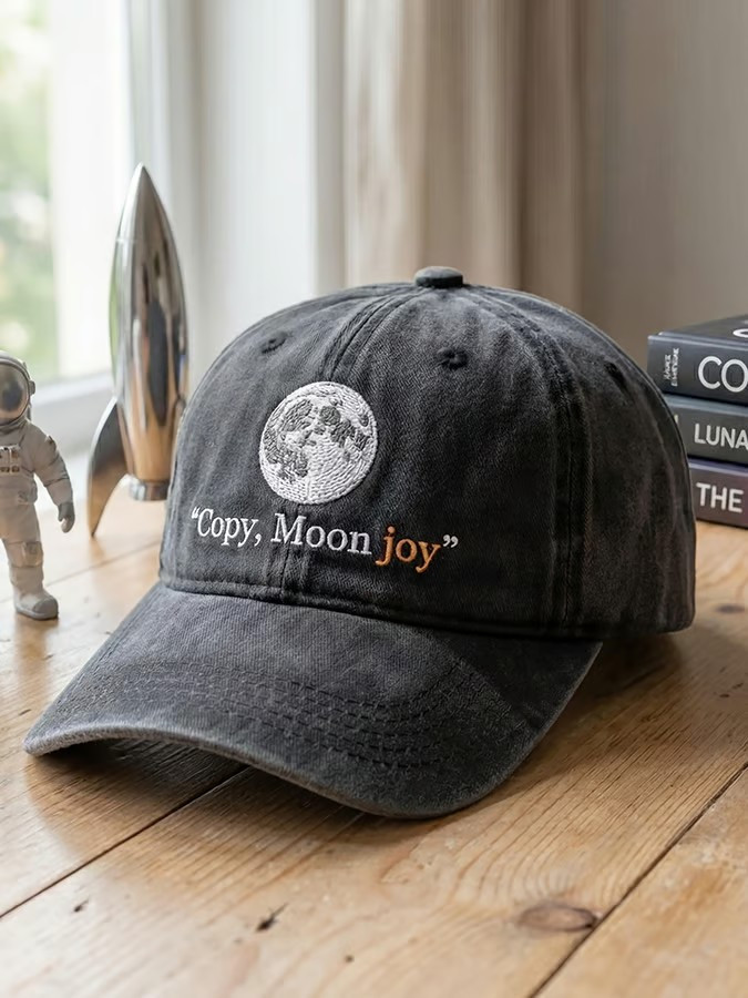 NASA Artemis II 2026 Mission Baseball Cap Copy Moon Joy Hat Space Fans Gift