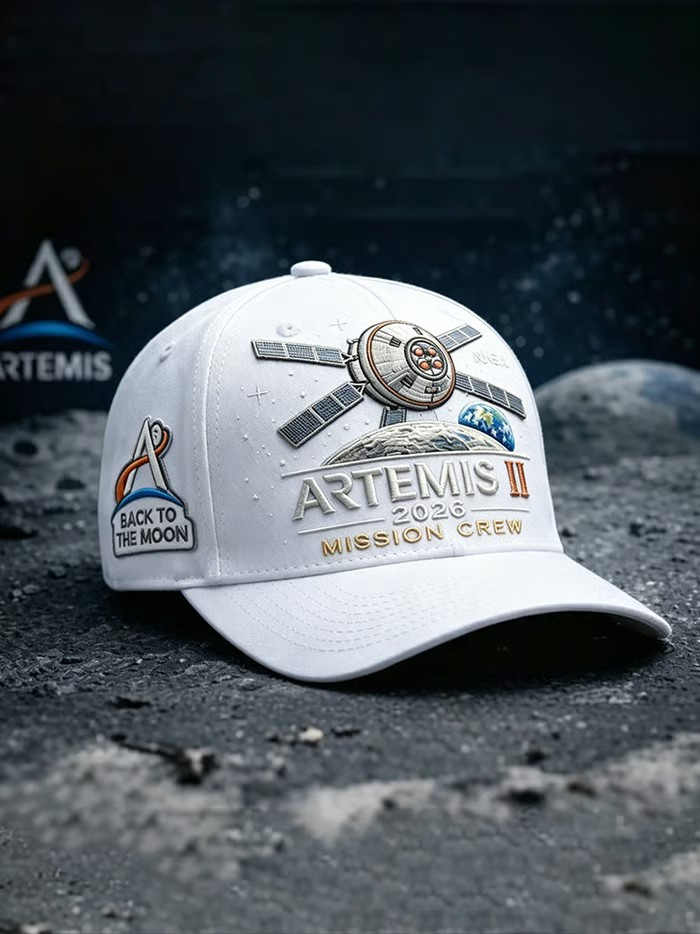 NASA Artemis II 2026 Mission Baseball Cap Lunar Mission Commemorative Hat Gift For Fans