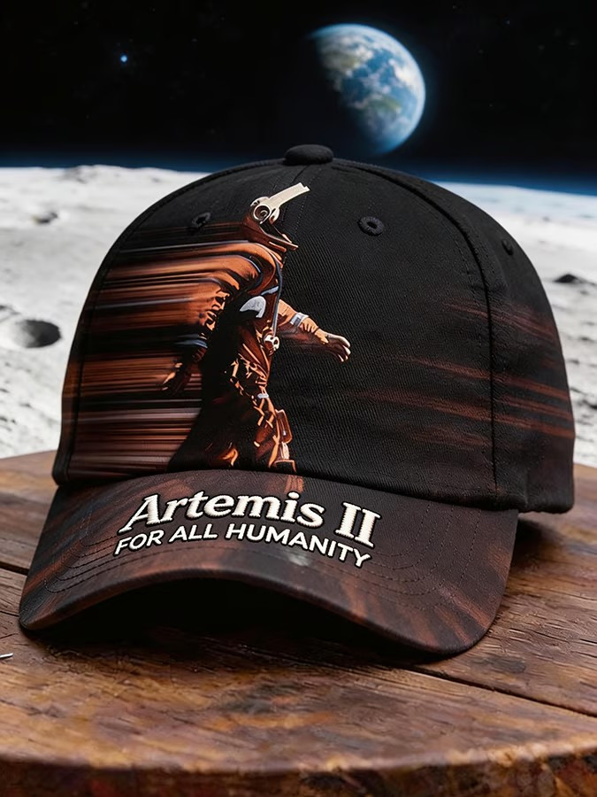 NASA Artemis II Moon Mission Baseball Cap For All Humanity Hat Gift For Fans