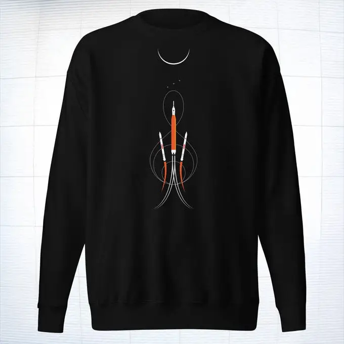 NASA Artemis II Sweatshirt Rocket Launch To Moon Merchandise Gift For Science Geeks