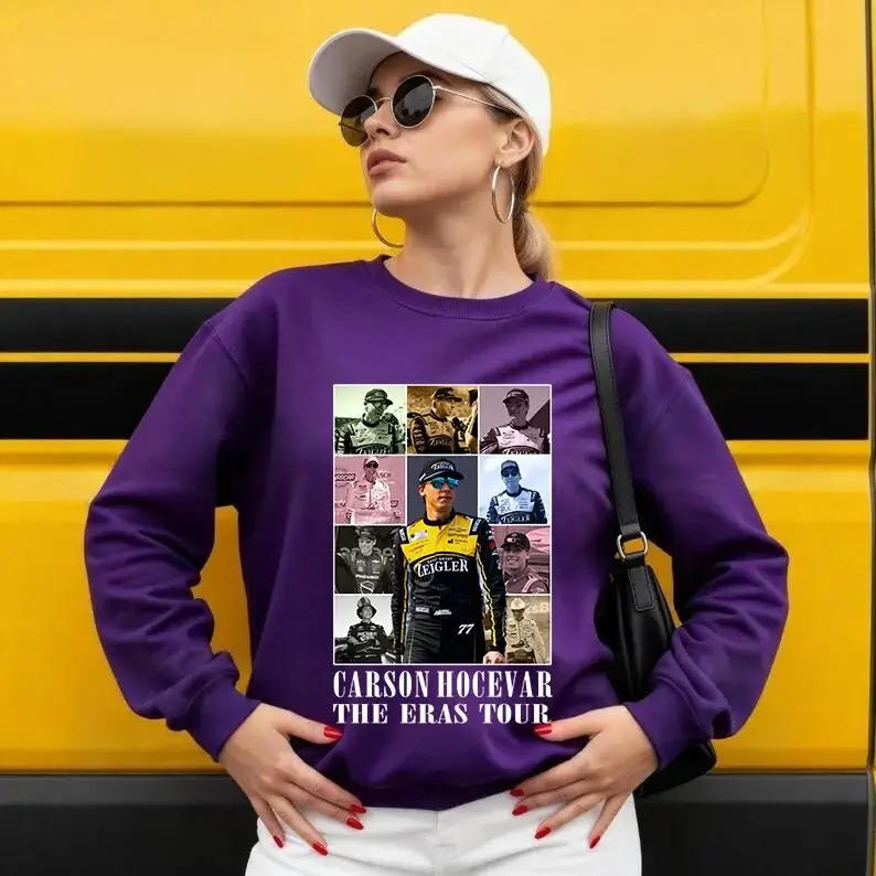 NASCAR Cup Series Sweatshirt Carson Hocevar Eras Tour Clothing Gift For Car Racing Fans NASCAR Cup Series Sweatshirt Carson Hocevar Eras Tour Clothing Gift For Car Racing Fans - Image 1