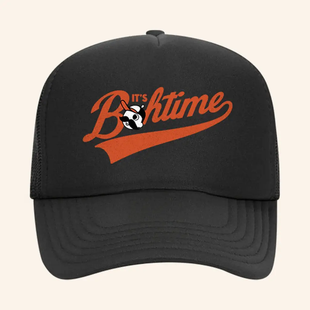 National Bohemian Merch Bohtime Black Trucker Hat Best Gifts For Husband -WearandDecor National Bohemian Merch Bohtime Black Trucker Hat Best Gifts For Husband -WearandDecor - Image 1