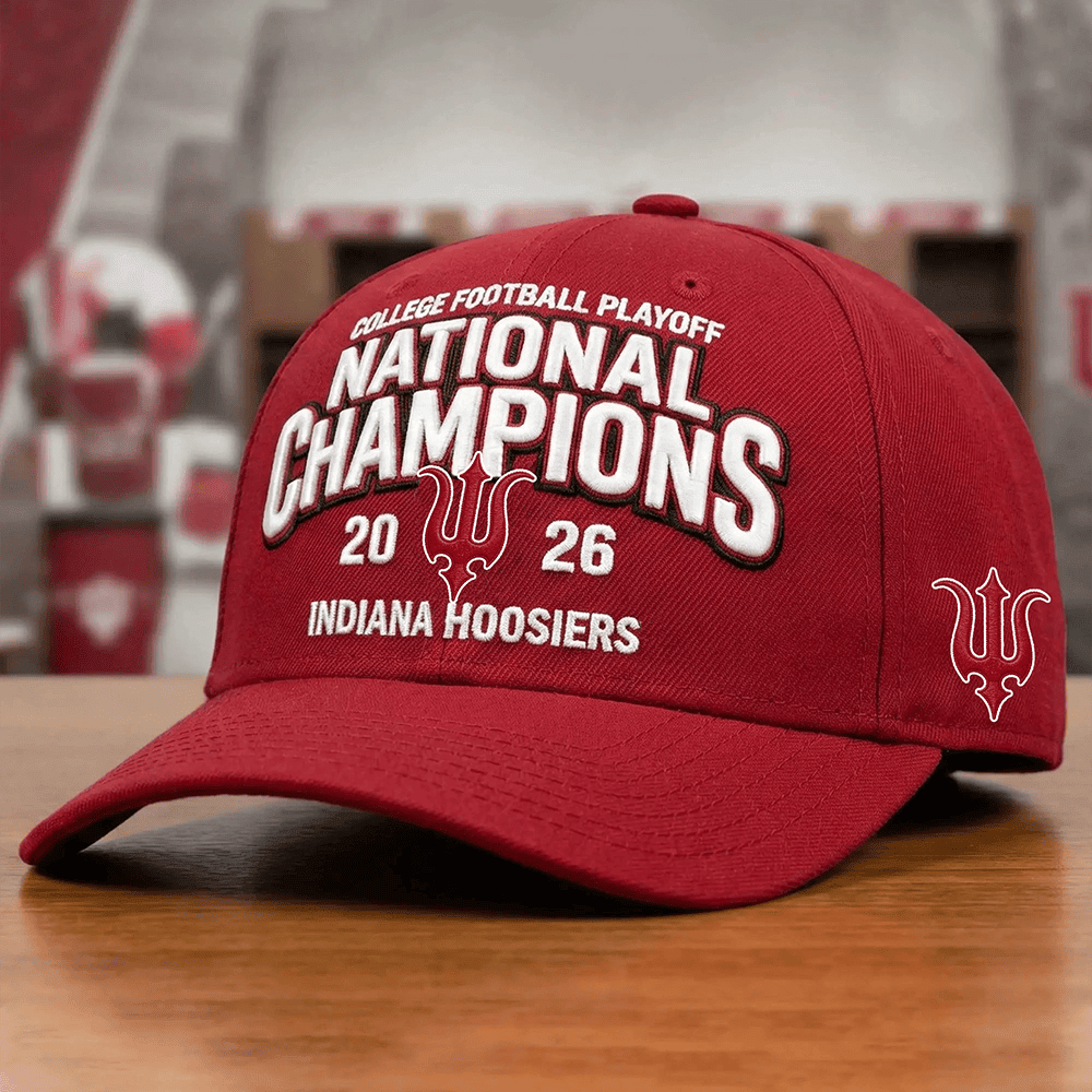 National Champions Football Hat Indiana Hoosiers Merch Gift Ideas For Fans