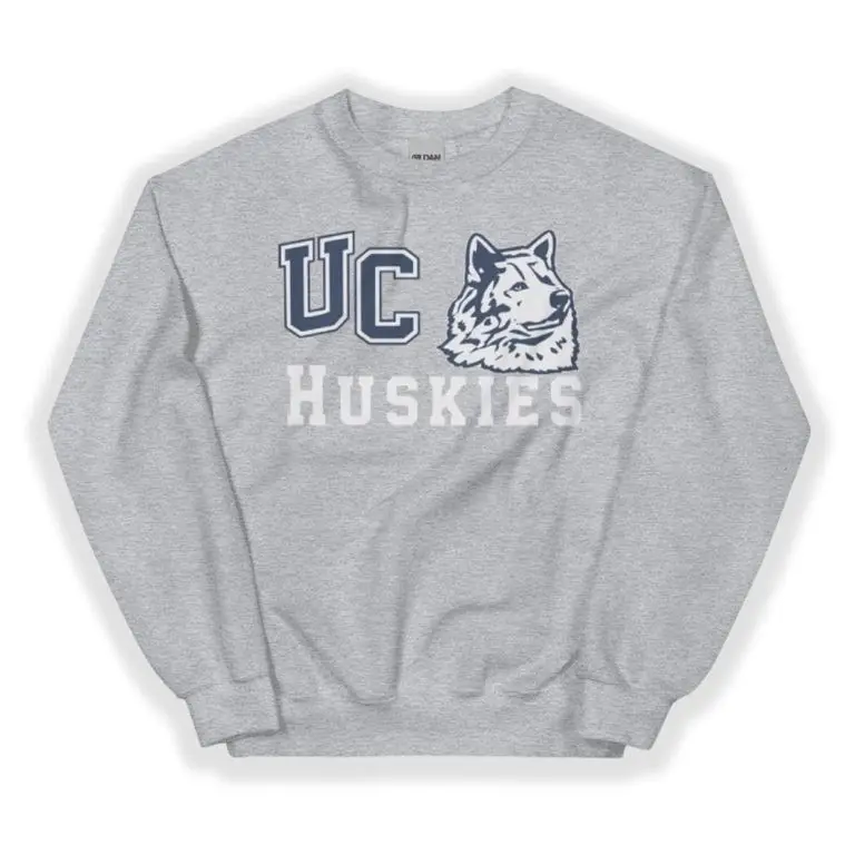 National Champions UC Huskies Sweatshirt University Mascot Clothes Gifts For Teens