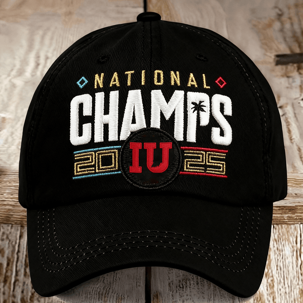 National Champs 2026 Hat Indiana Hoosiers Cap Football Merchandise