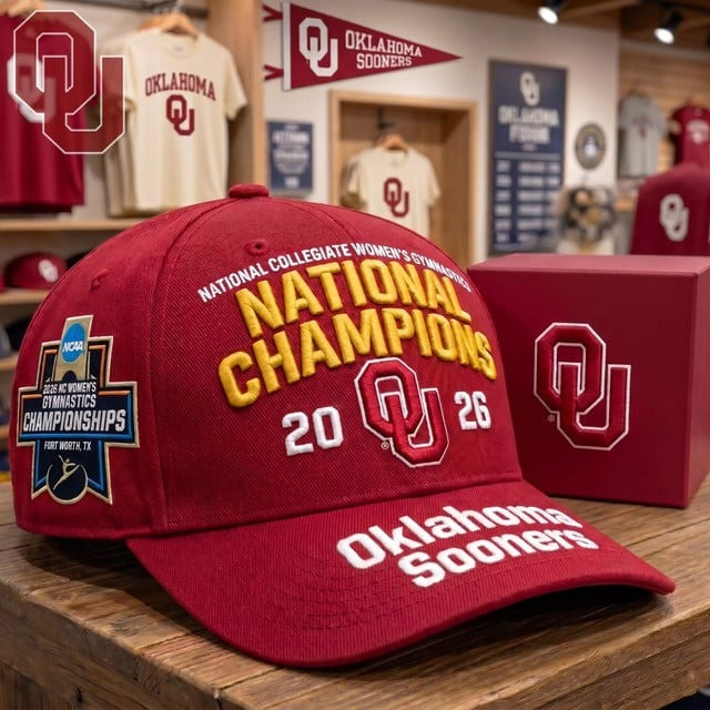 National Collegiate 2026 Baseball Cap Oklahoma Sooners Merch Gift For Fans