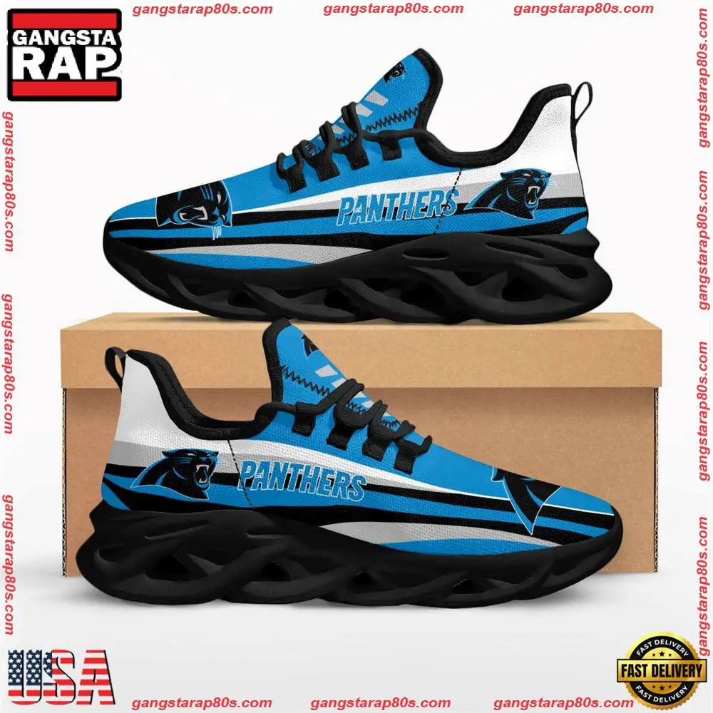 National Football League Carolina Panthers Max Soul Running Shoes National Football League Carolina Panthers Max Soul Running Shoes - Image 1
