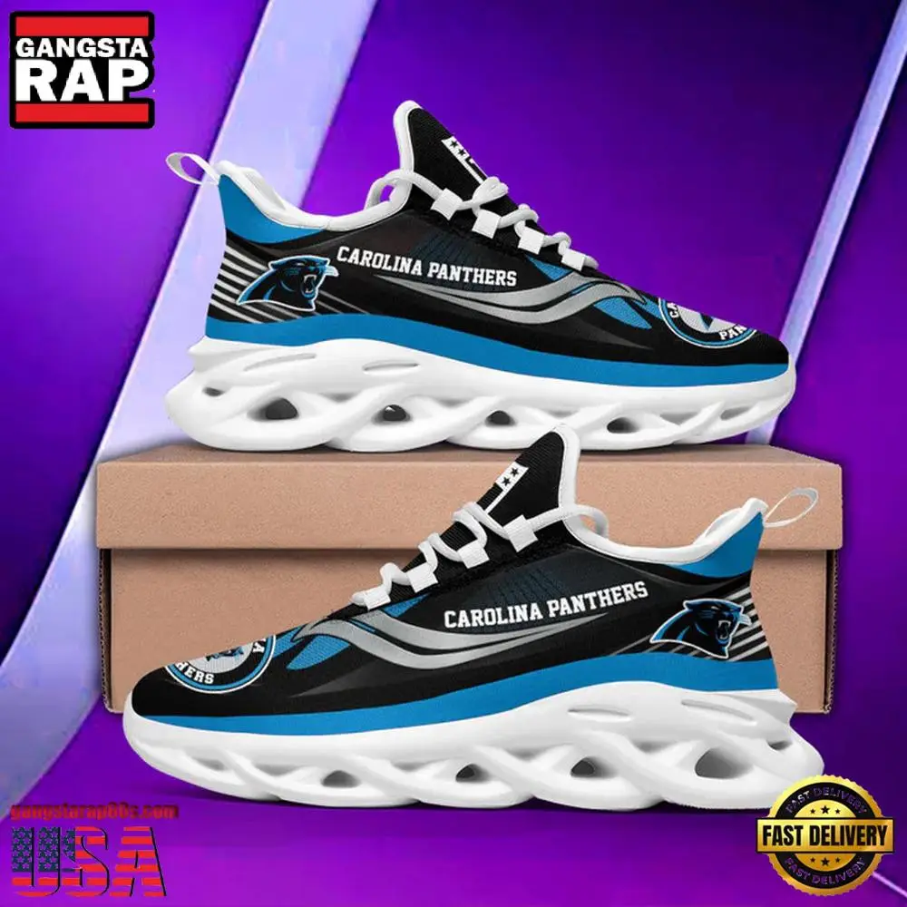 National Football League Carolina Panthers Sport Air Max Shoes Air Cushion SneakersRunning Sneakers National Football League Carolina Panthers Sport Air Max Shoes Air Cushion SneakersRunning Sneakers - Image 1