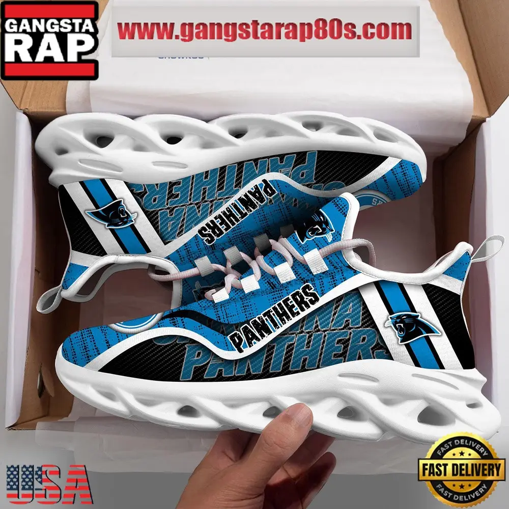 National Football League Carolina Panthers Unique Air Max Shoes Air Cushion Sneakers