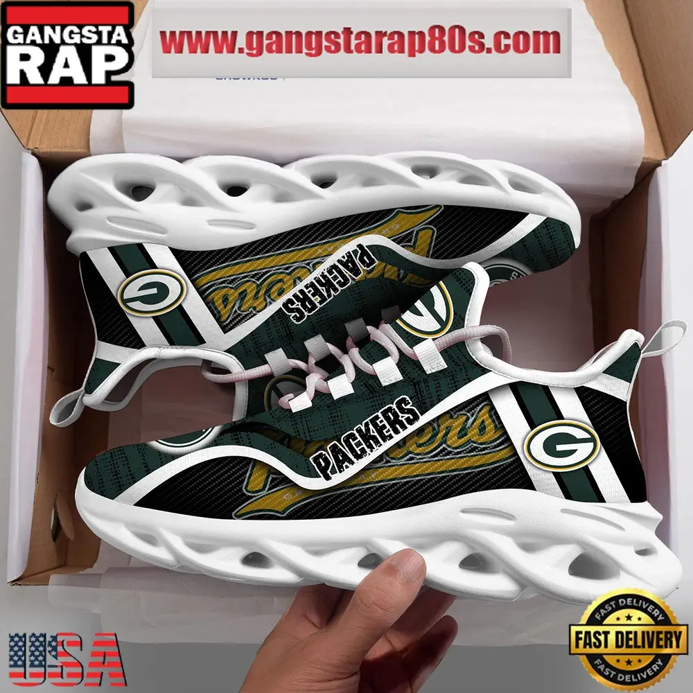 National Football League Green Bay Packers Unique Air Max Shoes Air Cushion Sneakers National Football League Green Bay Packers Unique Air Max Shoes Air Cushion Sneakers - Image 1