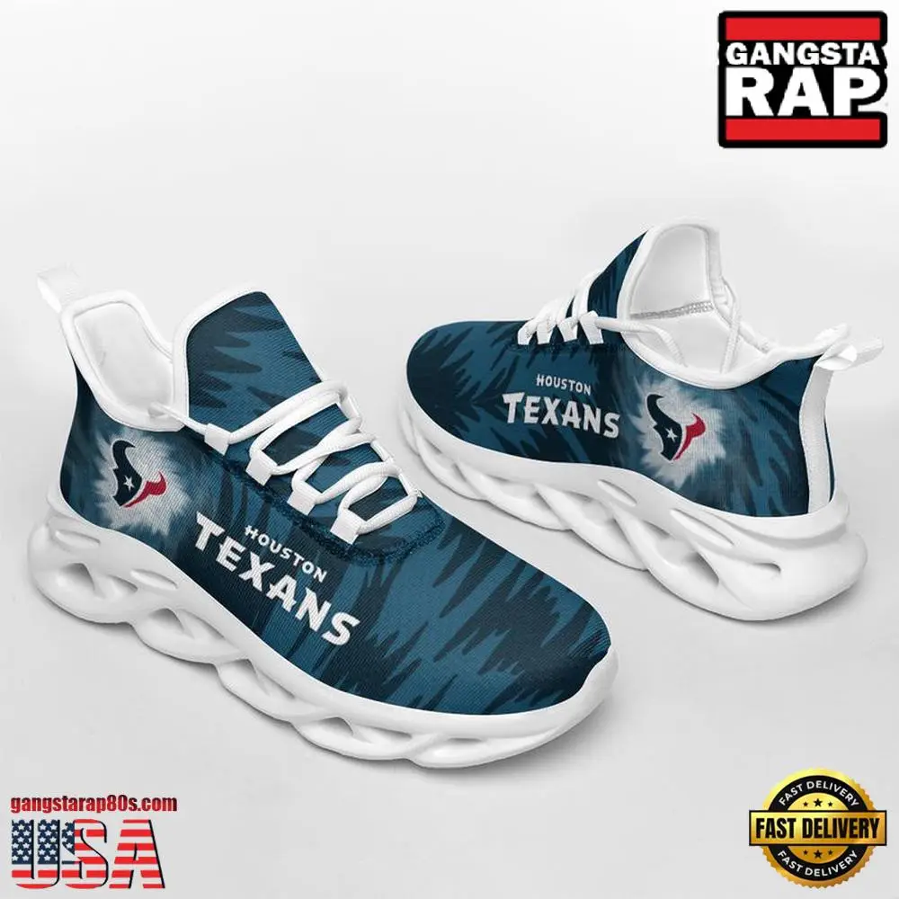 National Football League Houston Texans Zebra Sport Team Air Max Shoes Air Cushion Sneakers