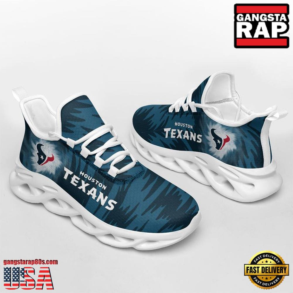 National Football League Houston Texans Zebra Sport Team Air Max Shoes Air Cushion Sneakers