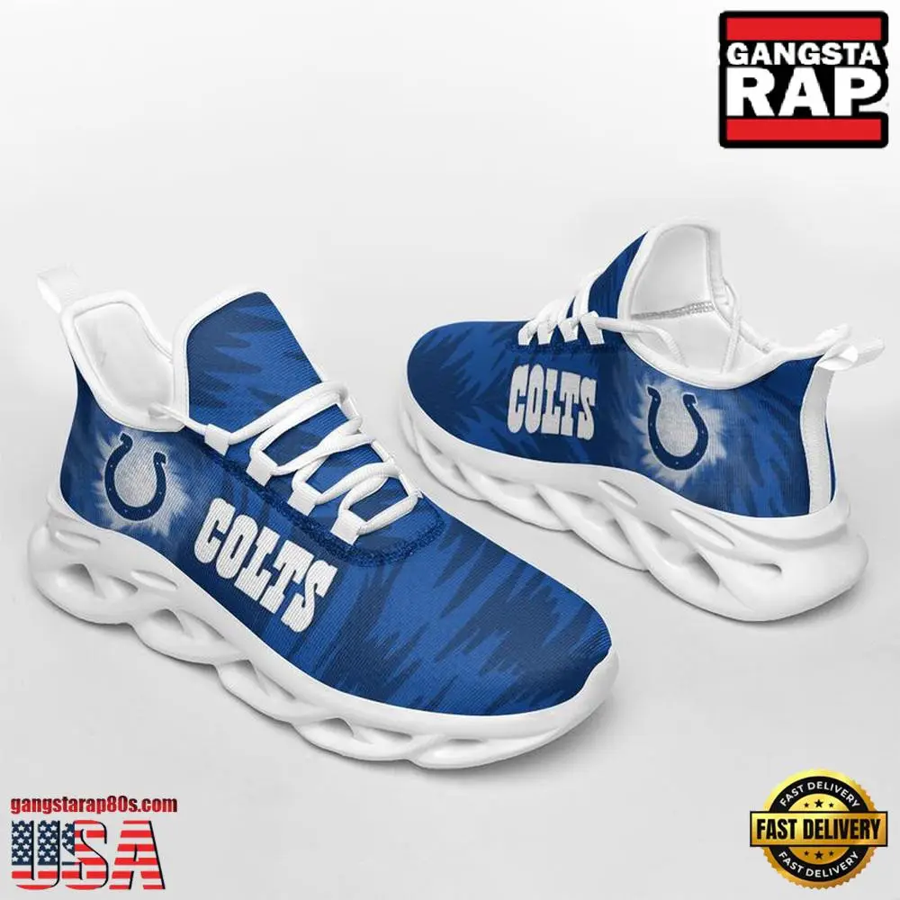 National Football League Indianapolis Colts Zebra Sport Team Air Max Shoes Air Cushion Sneakers