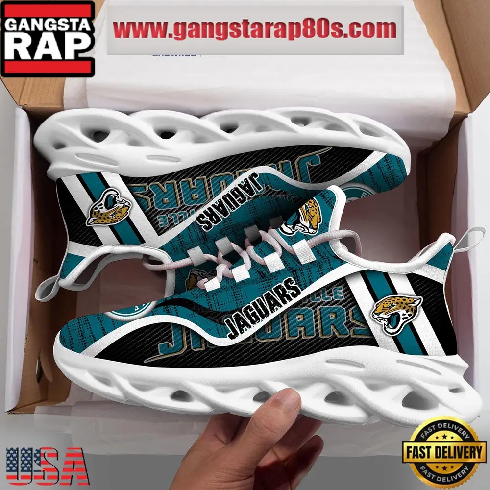 National Football League Jacksonville Jaguars Unique Air Max Shoes Air Cushion Sneakers National Football League Jacksonville Jaguars Unique Air Max Shoes Air Cushion Sneakers - Image 1