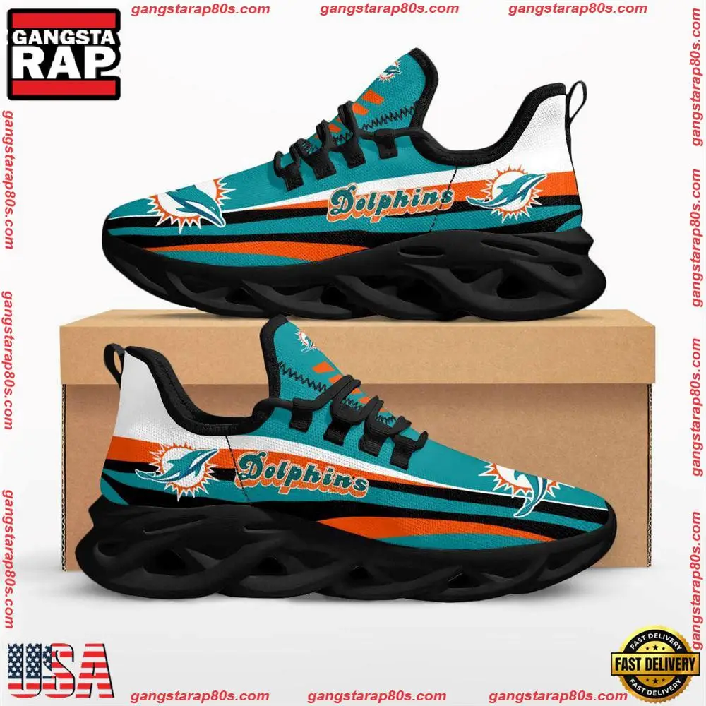 National Football League Miami Dolphins Max Soul Running Shoes National Football League Miami Dolphins Max Soul Running Shoes - Image 1