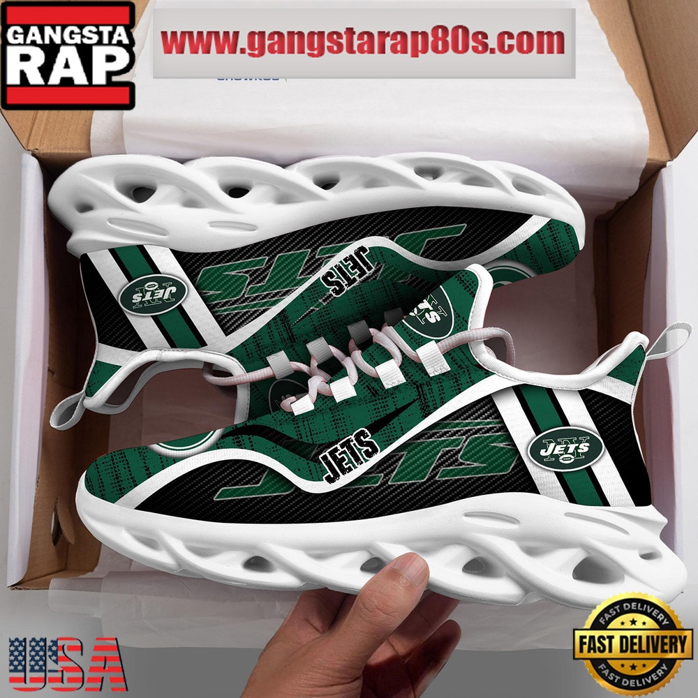 National Football League New York Jets Unique Air Max Shoes Air Cushion Sneakers