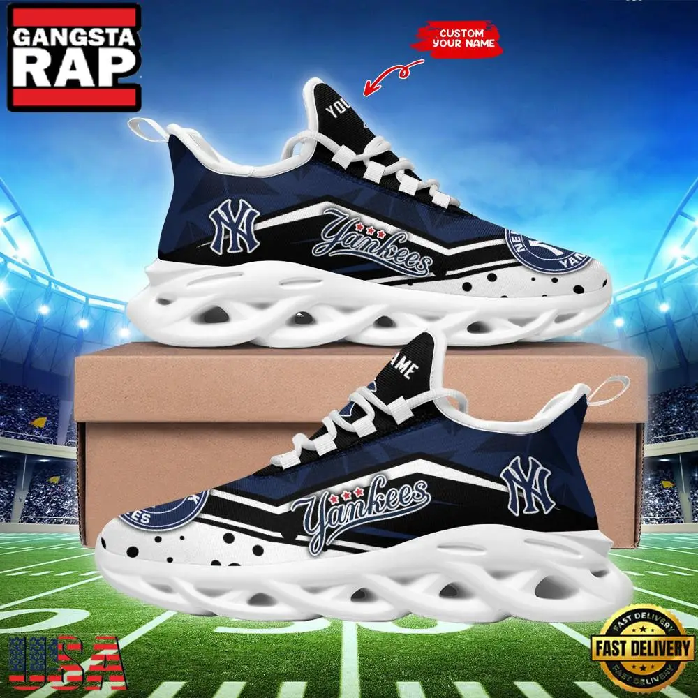 National Football League New York Yankees Logo Sport Air Max Shoes Air Cushion Sneakers National Football League New York Yankees Logo Sport Air Max Shoes Air Cushion Sneakers - Image 1